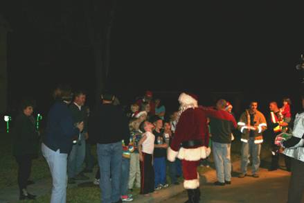 Santa Claus with children