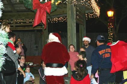 Santa Claus with children